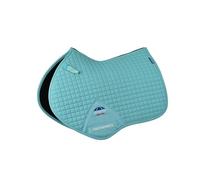 WeatherBeeta Prime Air-Tec Jump Shaped Saddle Pad, Light Aqua, Large
