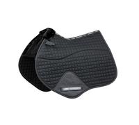 Weatherbeeta Prime Comfy Fleece Jump Shaped Saddle Pad - Black - Size: Full