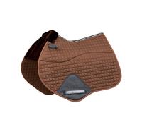 Weatherbeeta Prime Comfy Fleece Jump Shaped Saddle Pad Brown - Pony