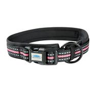 Weatherbeeta 2022 Reflective Dog Collar - Black / Pink