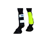 Weatherbeeta Reflective Horse Brushing Boots Yellow/silver (Cob)