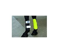 Weatherbeeta Reflective Single Lock Brushing Boots Yellow - Pony