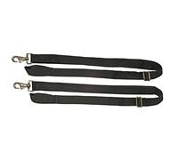 WeatherBeeta Replacement Elastic Leg Strap 1 Snap, Black, Pair