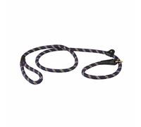 Weatherbeeta Rope Leather Slip Dog Lead Navy/brown (1.2M)
