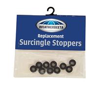 WeatherBeeta Rubber Surcingle Stoppers - Black - Pack Of 10