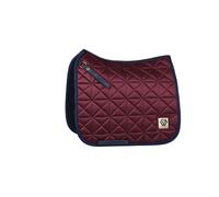 Weatherbeeta Satin Luxe Air-tec Dressage Saddle Pad Burgundy - Small