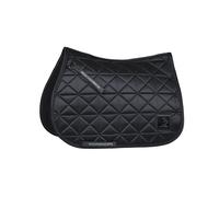 Weatherbeeta Satin Luxe Air-tec Euro Jump Shaped Saddle Pad Black - Small
