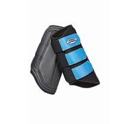 Weatherbeeta Single Lock Brushing Boots Black/royal Blue (Warmblood)
