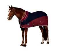 Weatherbeeta Standard-Neck Thermo Air Horse Cooler Rug Navy/burgundy (6 3")