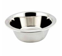 Weatherbeeta Standard Stainless Steel Dog Bowl - Silver - Size: Medium