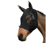 WeatherBeeta Stretch Bug Eye Saver with Ears, Black/Black, Pony