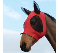 Weatherbeeta Stretch Bug Eye Saver with Ears - Mini · Red