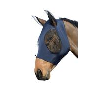 WeatherBeeta Stretch Bug Eye Saver with Ears, Navy/Black, Warmblood