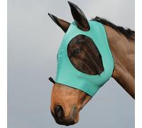 Weatherbeeta Stretch Bug Eye Saver With Ears - Turquoise - Size: Cob