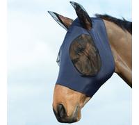 Weatherbeeta Stretch Bug Eye Saver with Ears - Warmblood · Navy/Black