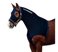 WeatherBeeta Stretch Hood with Zip, Black, Pony