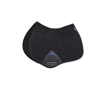 Weatherbeeta Suede Elite Air-tec Jump Shaped Saddle Pad Black - Large