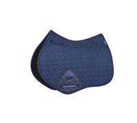Weatherbeeta Suede Elite Air-tec Jump Shaped Saddle Pad Navy - Small