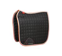 WeatherBeeta Therapy-Tec Dressage Saddle Pad, Black/Silver/Red, Full