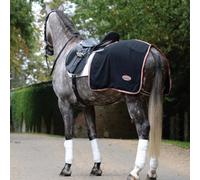 Weatherbeeta Therapy Tec Fleece Quarter Sheet Black/silver/red (Xs)