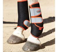 Weatherbeeta Therapy-Tec Horse Boots Black/silver/red (Full)