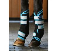 Weatherbeeta Therapy-Tec II Stable Boot Wraps - Black/Blue Small