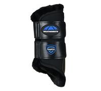 Weatherbeeta Tough-tec Comfy Fleece Brushing Boots - Black/black Large