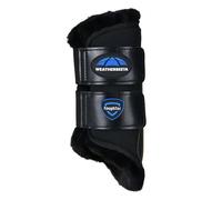Weatherbeeta Tough-tec Comfy Fleece Brushing Boots - Black/black Large