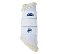 WeatherBeeta Tough-Tec Comfy Fleece Brushing Boots - White/White