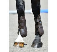 Weatherbeeta Tough-tec Essential Open Front Boots - Brown Medium