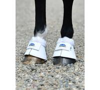 Weatherbeeta Tough-tec Fleece Trim Bell Boots - White Small