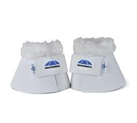 Weatherbeeta Tough-tec Fleece Trim Bell Boots - White Small