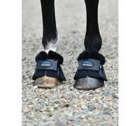 WeatherBeeta Tough-Tec Impact Fleece Trim Bell Boots, Black/Black, Large