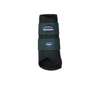 Weatherbeeta Tough-tec Prime Brushing Boots - Black/forest Green Small