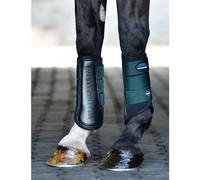 WeatherBeeta Tough-Tec Prime Brushing Boots, Black/Forest Green, Medium