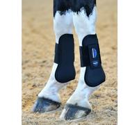 Weatherbeeta Tough-tec Prime Open Front Boots - Black/black Large