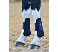 Weatherbeeta Tough-tec Prime Open Front Boots - Black/navy Large