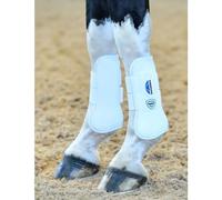 Weatherbeeta Tough-tec Prime Open Front Boots - White/white Large