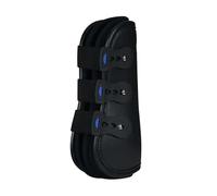 Weatherbeeta Tough-tec Pro Open Front Boots - Black Medium