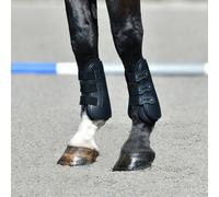 Weatherbeeta Tough-tec Pro Open Front Boots - Black Medium