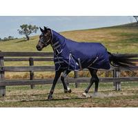 Weatherbeeta Comfitec Essential Combo Neck (Medium) - Navy/Silver/Red - 4 foot 3 inch