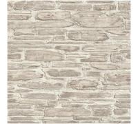 Weathered Brick Effect Wallpaper Grey Paste The Wall Rustic Textured Vinyl