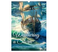 Weathering a Storm (Wall Calendar 2027 DIN A3 portrait), CALVENDO 12 Month Wall Calendar: Set sail on a journey of adventure and beauty