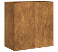 vidaXL Planter Rusty 80x40x80 cm Weathering Steel, Brown