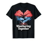 Weathering Together Cloud Design T-Shirt