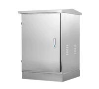 Weatherproof 304 Stainless Steel Electrical Box for Outdoor Use IP66 Waterproof with Wiring Holes & Mounting Plates 60x60x45cm (24x24x18in)