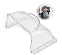 Weatherproof 64mm Acrylic Doorbell Keypad Cover with External - Outdoor Access Control Rain for Gate Entry & Boiler Flue