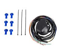 Weatherproof 7 Pin Trailer Connector 1.5M Wire Flexible Spring Design For Safe And Stable Power Transfer During Travels Easy Installation Trailer Socket