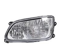 Weatherproof ABS PC Headlight Assembly Clear Lens Replacement for Hino 500 Fit for Mega Fit for Ranger Automotive Front Headlamp for Truck Easy Installation Fitment for Safe Driving (Left)