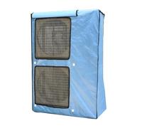 Weatherproof Air Conditioner Cover 600D Heavy Duty Protector with Flip Top Design Grille Polyester Mesh Fits Outdoor Units 96x40x125cm & UV Resistant